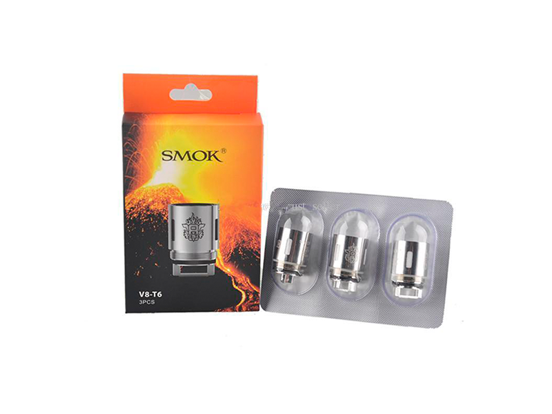 Испарик на смок. Smok v8-t6. Smok tfv8 v8-t6. Tfv8 испарители. Сменный испаритель Smok v8-t6 для бака Smok tfv8.