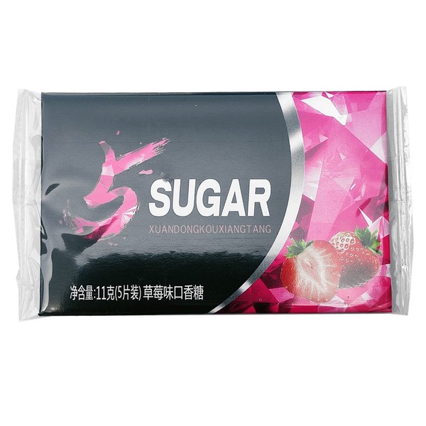 Купить Жвачка 5 Five! Sugar Клубника 11,5гр (30шт в блоке)
