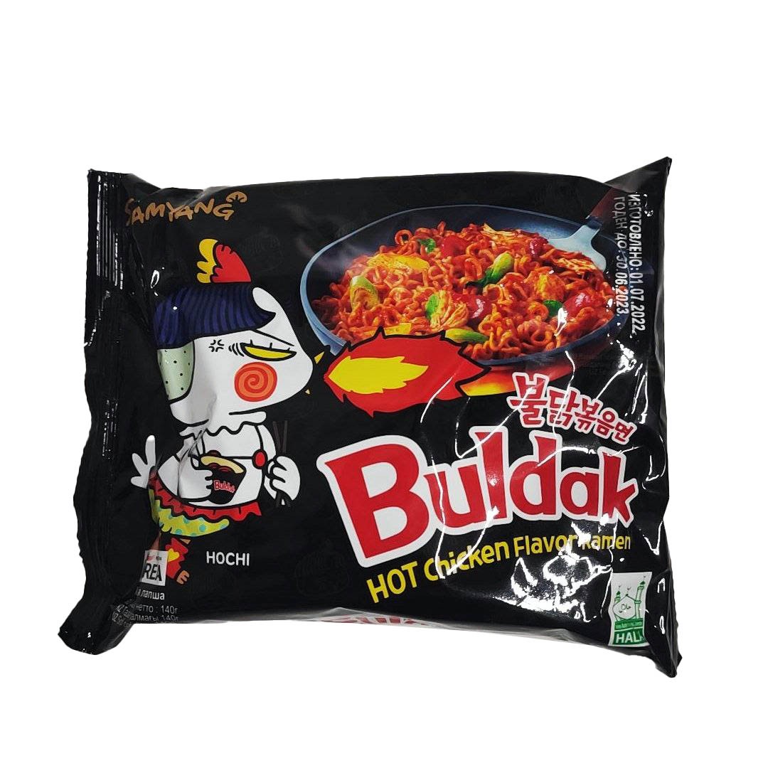 Лапша б п. Корейская лапша б п. Лапша б/п Samyang hot Chicken Ramen острая курица, 140гр Корея. Острые вкусняшки. Hot Chicken flavor Ramen Buldak big Habareno Lime.