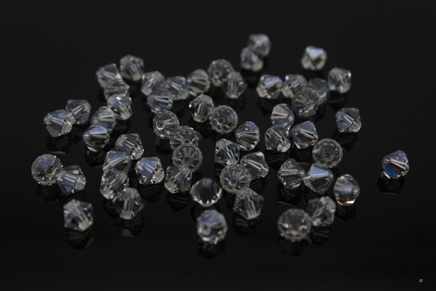 Купить Биконусы хрусталь 6 мм Crystal Lagoon 10 шт (Preciosa) с ...