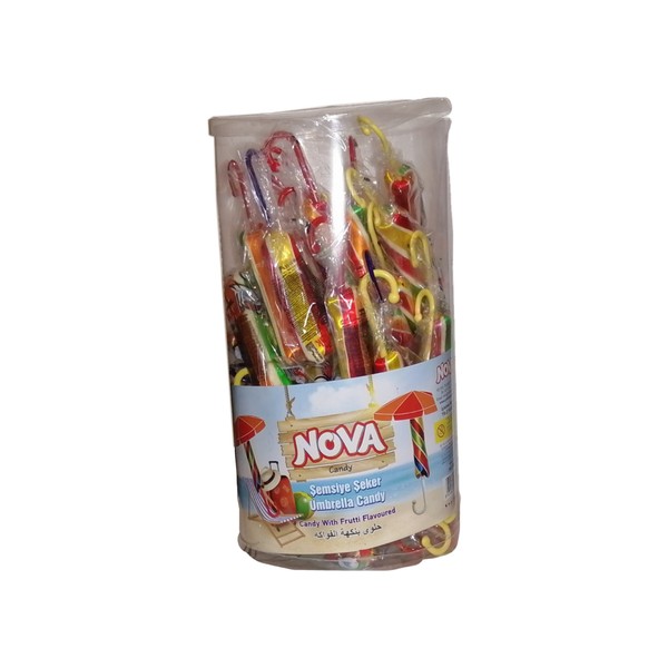 Купить Карамель на палочке NOVA UMBRELLA 6*50шт 20гр (Фигурная Карамель ...
