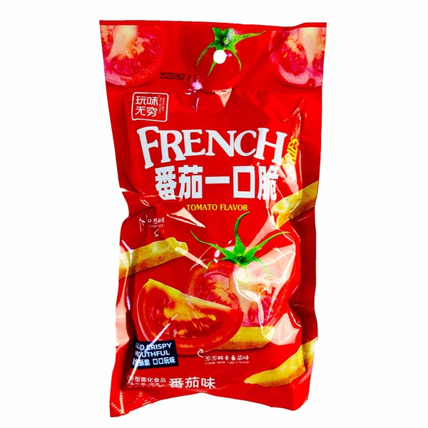 Купить Воздушные чипсы French Fries Tomato Flavor 26гр (20шт в блоке) в ...