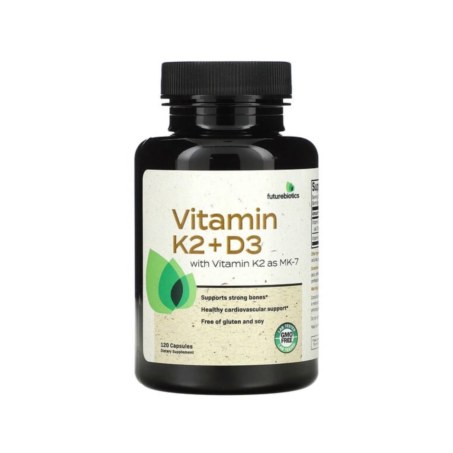Купить FutureBiotics Vitamin K2 + D3 (125mcg) with Vitamin K2 as MK-7 ...