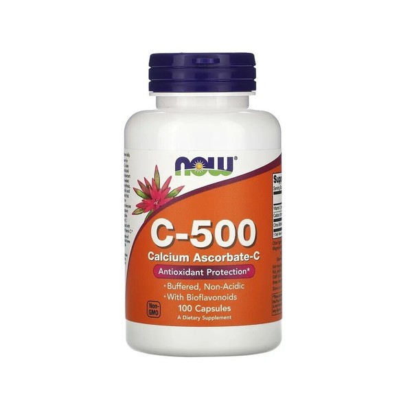 Купить NOW Vitamin C 500 100 капсул в Новосибирске с доставкой по России