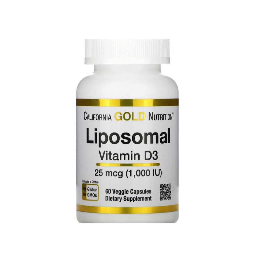 Купить California Gold Nutrition Liposomal Vitamin D3 1000 IU 60 капсул ...