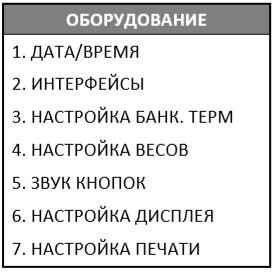 Как изменить дату и время на Атол 91Ф, Атол 92Ф рис. 2