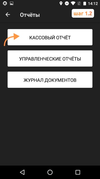 Кассовый отчет