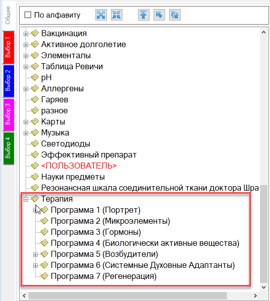 Программа терапии. Аудио терапевтические программы.