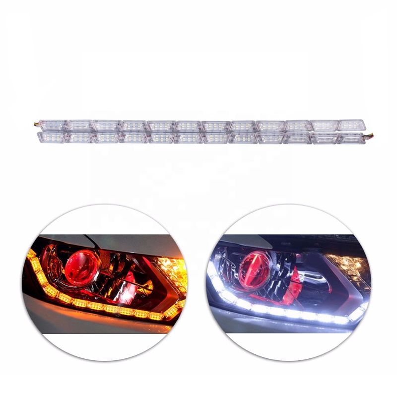 Купить Гибкие дневные ходовые огни Lexus Style (призма трапеция с ...