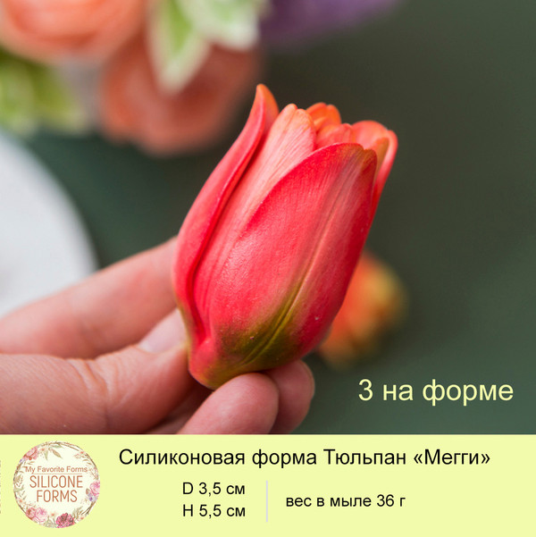 Купить Форма Тюльпан "Мегги" (3 цветка на форме) в Железнодорожном с ...